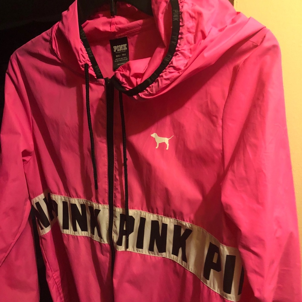 VS Pink Rain Jacket